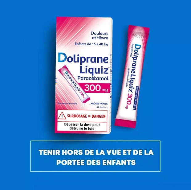 DolipraneLiquiz 300 mg en sachet