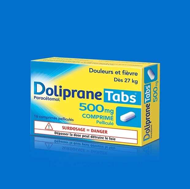 DolipraneTabs, comprimés pelliculés 500 mg