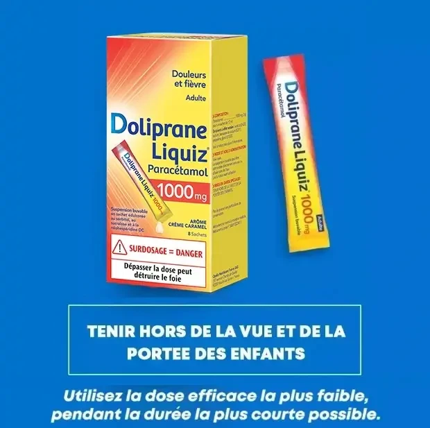 DolipraneLiquiz 1000 mg en sachet