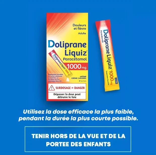 DolipraneLiquiz 1000 mg en sachet