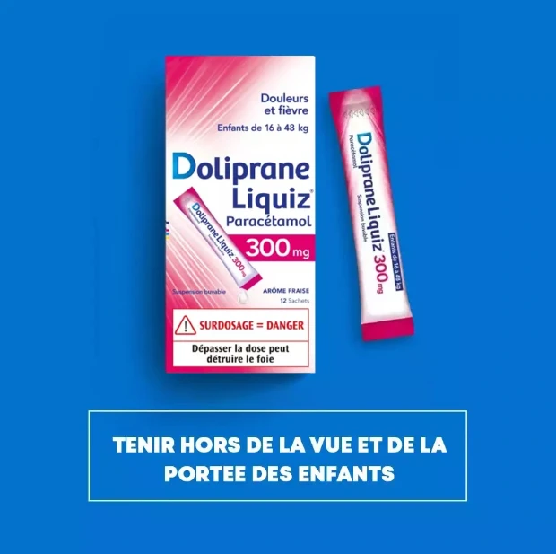 DolipraneLiquiz 200 mg en sachet