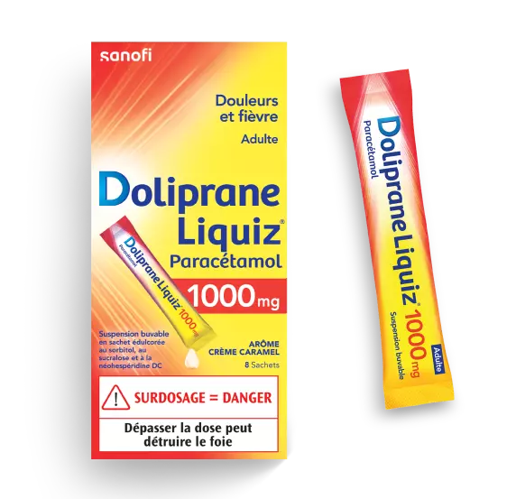 DolipraneLiquiz 1000 mg en sachet