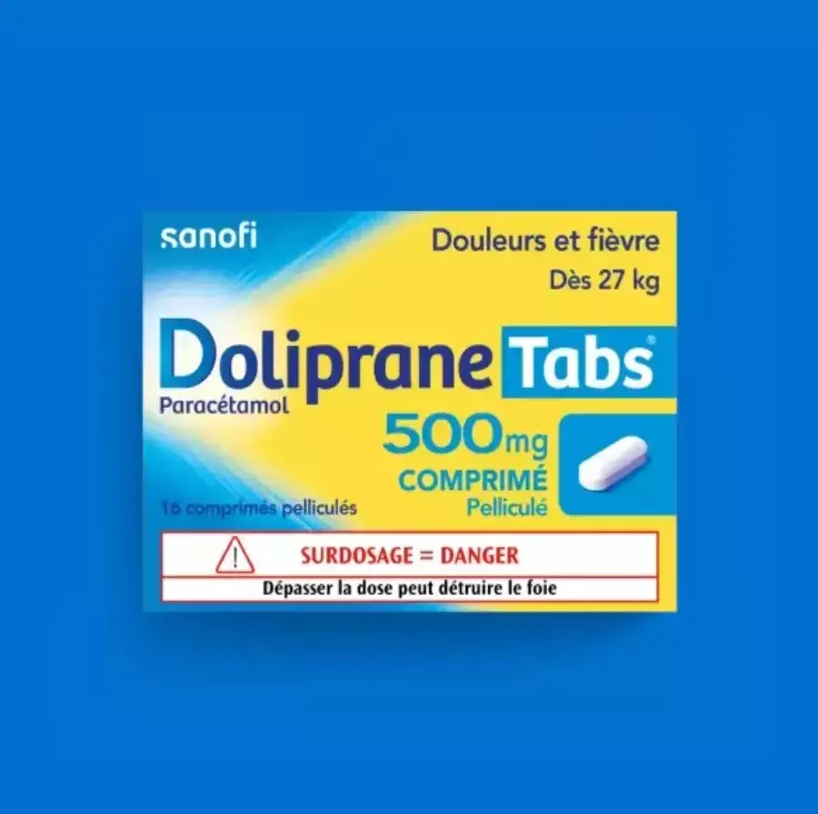 DolipraneTabs, comprimés pelliculés 500 mg