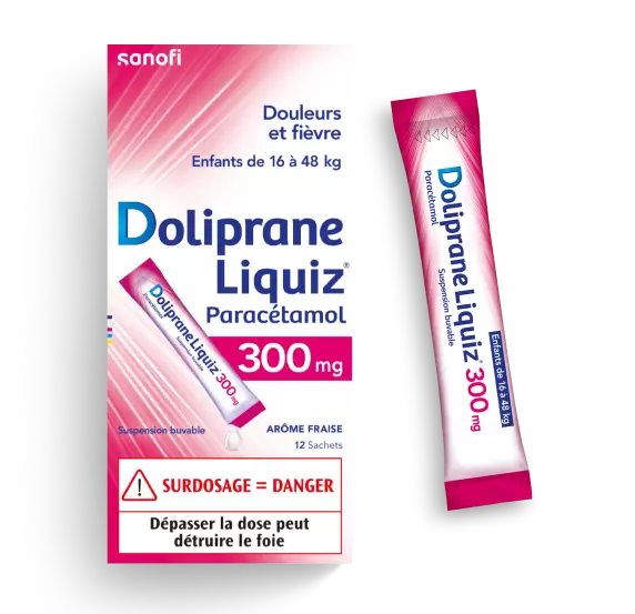 DolipraneLiquiz 300 mg en sachet